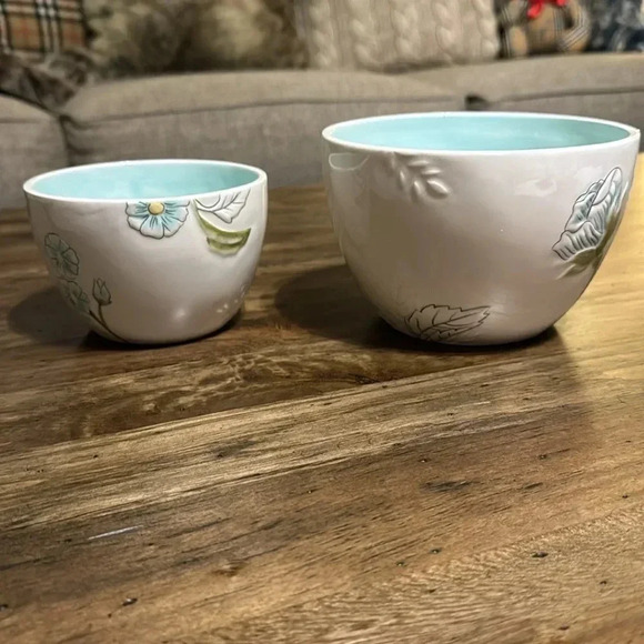 NWT Macy’s EDIE ROSE Home RACHEL BILSON Dinnerware,Set/2 Rose All Purpose Bowls - Picture 7 of 13